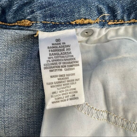 Aeropostale denim shorts ~ size 00 - Picture 3 of 5